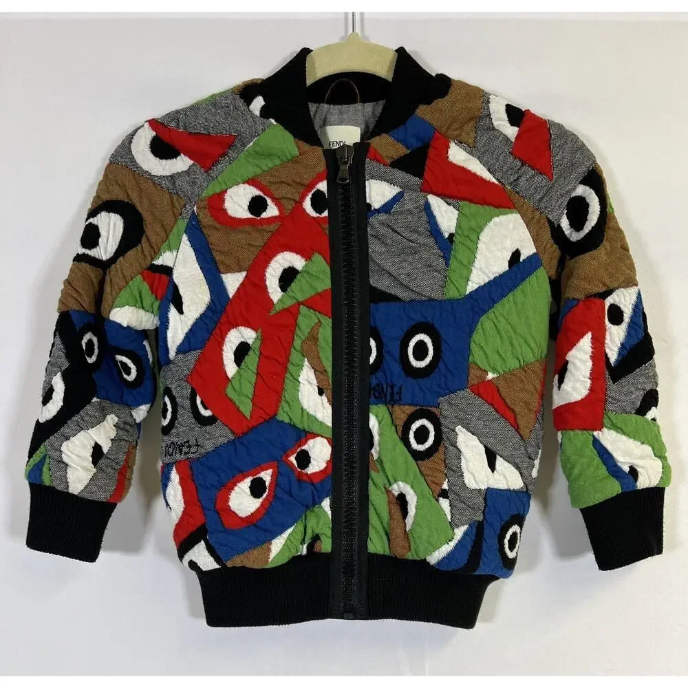 Authentic Fendi Bomber Jacket Girls Size 6